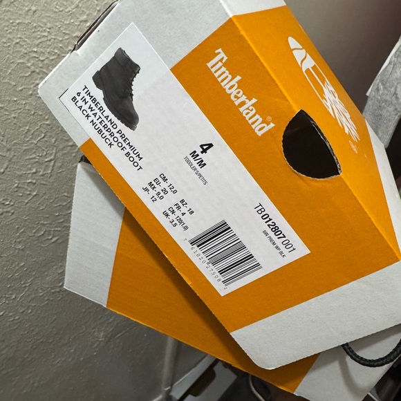 Timberland Premium 6" Boot Black Timberlands preschool - Picture 6 of 6